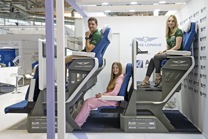 The double-decker airplane seat is again. Right here’s what it appears like now