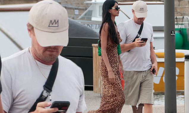 Leonardo DiCaprio, 48, enjoys one other day trip with rumoured flame Neelam Gill, 28, as they be a part of Tobey Maguire for a yacht journey in St. Tropez